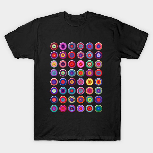 Kandinsky Buttons No. 2 T-Shirt by RockettGraph1cs